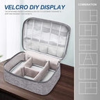 SELLYFELLY Electronics Organizer Travel Universal Cable Organizer Bag Waterproof Electronics Accessories Storage Cases for Cable, Charger, Phone, USB, SD Card, Hard Drives, Power Bank, Cords