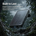 Solar Panel Charger Compatible with Reveal Cellular Trail Cameras X 2.0, X 3.0, X Pro 3.0, Gen 1, SK, XB | 12V Solar Power Supply with Built-in Rechargeable Battery