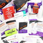 Lightning X Products Lightning X Mid-Sized First Responder EMT Bag | LXMB25 Fully Stocked Aid Kit w/ 200+ BLS Supplies - Orange