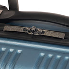Kenneth Cole REACTION Out of Bounds Lightweight Hardshell 4-Wheel Spinner Luggage, Granite Blue, 24-Inch Checked