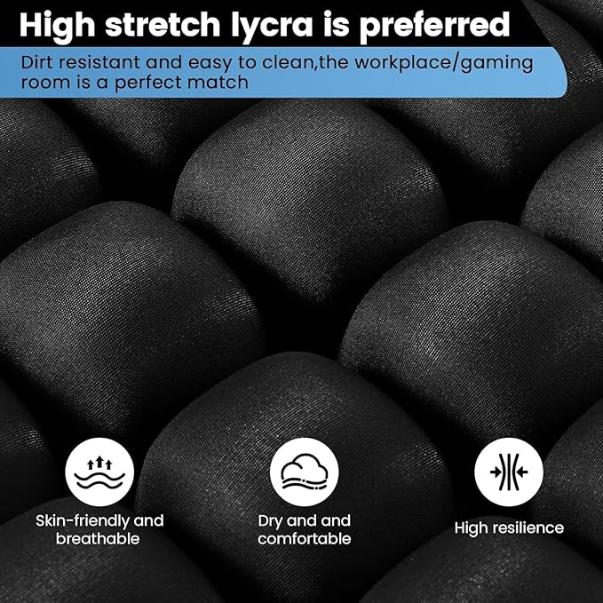 MUGUOY Travel Cushion Airplane Seat, Portable Airplane Seat Cushion for Long Flights,42 Bubbles Pressure Relief Inflatable seat Cushion for Air Travel