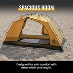OneTigris Stella 4 Season Camping Tent Backpacking Waterproof Lightweight Easy Setup Instant 3000mm Waterproof Rating Outdoor Hiking Tent