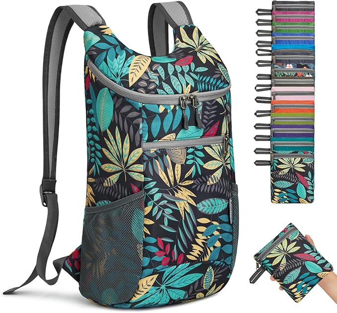 G4Free Lightweight Packable Hiking Backpack for Men Women Small Hiking Daypacks Foldable Shoulder Pack Casual Outdoor Bag 11L