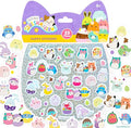 Original Squishmallows Puffy Stickers, 33 Stationery Stickers, Spring Theme