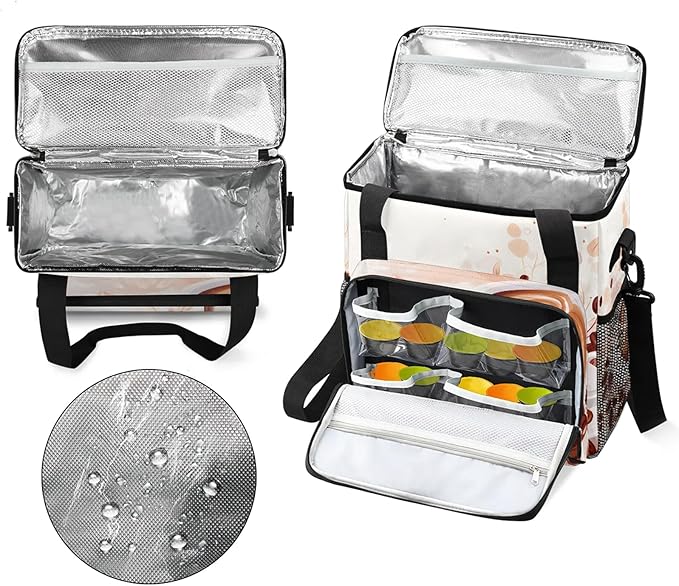 Coffee Maker Travel Bag Compatible with Keurig K-Mini, K-Mini Plus or Other Accessories, Portable Coffee Maker Case with Shoulder Strap for Travel(Bag Only)