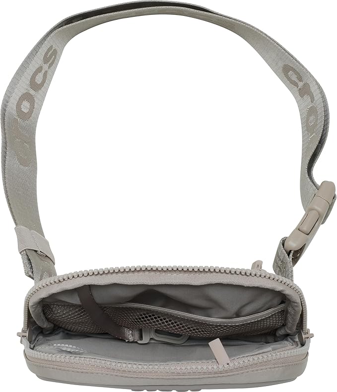 Crocs Classic Belt Waist Bag, Customizable Fanny Pack, Personalize with Jibbitz Charms, Taupe, One Size