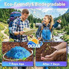 Portable Toilet Gel, Poo Powder for Portable Toilet, Camping Toilet Gel, Pee Powder, Portable Toilet Powder for Outdoor Camping and Hiking Toilet Gel Powder