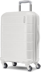American Tourister Stratum 2.0 Expandable Hardside Luggage with Spinner Wheels, Carry-On, White