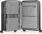 Traveler's Choice Pagosa Hardshell Expandable Luggage with Spinner Wheels, Gray, 3-Piece Set (22/26/30)