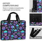 MNSRUU Laptop Bag for 15.6 inch Black Gothic Bats
