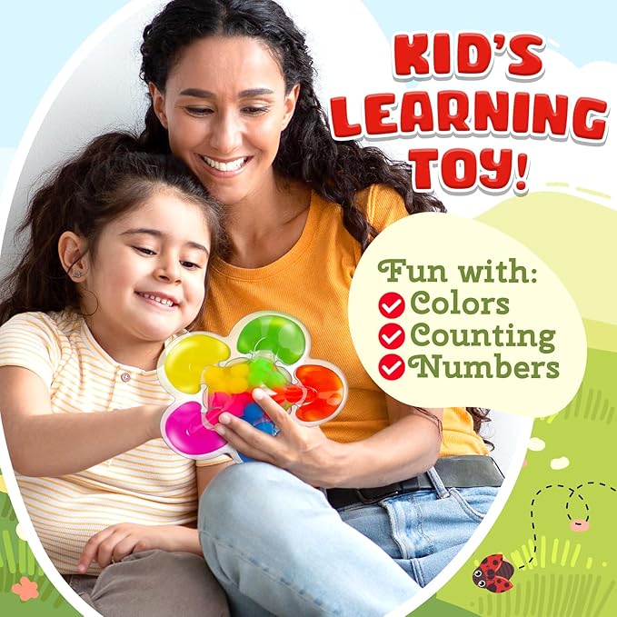 Color Sorting Sensory Toys for Autism, Roadtrip Travel Essenstial for Toddler, Color Matching Fidget Toy Preschool Learning Activities Educational Calm Down Montessori Toy for Kids Ages 1 2 3