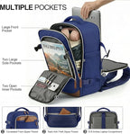 TILYMOL Travel Backpack for Women & Men - 15.6 inch Laptop Backpack Airplane Flight Approved, Large Carry On Anti-theft Bag for Travel Work Business Weekender