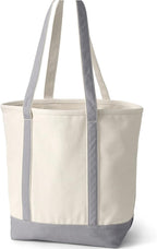 Lands' End Open Top Canvas Tote Bag