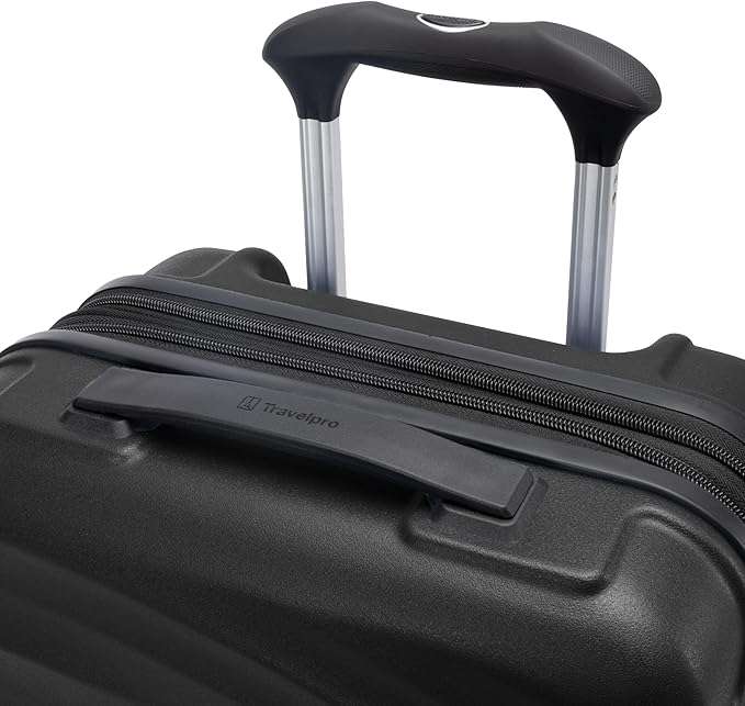 Travelpro Maxlite Air V2 Hardside Expandable Carry on Luggage, 8 Spinner Wheels, Lightweight Hard Shell Suitcase, TSA lock, Black, Carry On 20-Inch