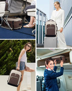 LOVEVOOK Large Travel Backpack for Women, TSA Carry on Backpack for Airplanes, 50L Personal Item Travel Bag for Women fits 17" Laptop,Waterproof Carry on Bag Airplane Approved with 3 Packing Cubes