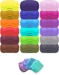 Eye Mask Sleep Masks Pack of 36 PorsMing Sleeping Mask Blindfold Eye Cover Team Building Games Party with Nose Pad and Adjustable Strap for Women Men Kids 4 Layers Colors (18 Color 36 Pieces)