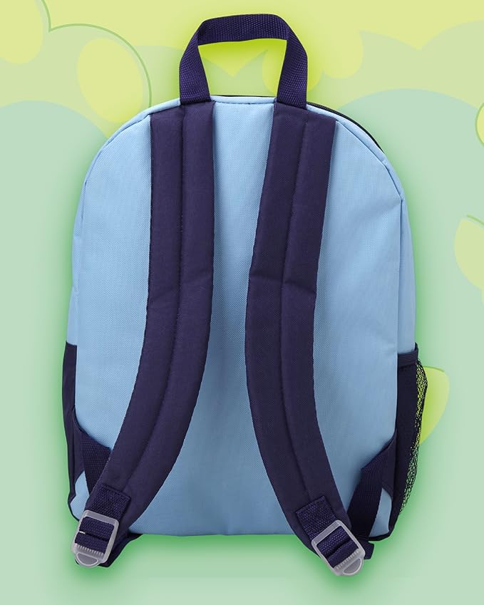 Fast Forward Bluey Kids Backpack and Lunch Box Set - 2 Piece 15 Inch School Backpack With Detachable Lunch Bag Set, Size One Size, Bluey Blue Round Lunch