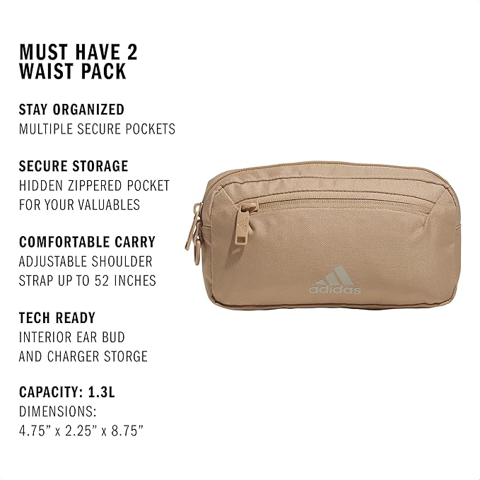 adidas Must Have Fanny Pack – Belt Bag for Men & Women