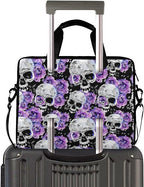 MNSRUU Laptop Bag for 15.6 inch Black Gothic Bats