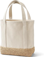 Lands' End Open Top Canvas Tote Bag