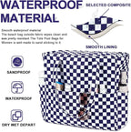 Bluboon Waterproof Beach Tote Pool Bags for Women Ladies Extra Large Carry On Bag With Wet Compartment for Weekender Travel