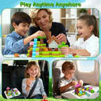 Magnetic Blocks Minecraft-Style Magnetic Building Blocks Cubes - 60PCS Tin Box Travel Magnet Toys Set STEM Educational for Kids Ages 3 4 5 6 7 8 9 10 11 12 Year Old Boys Girls Gifts birthday christmas