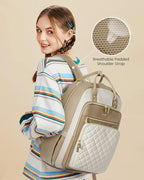 LOVEVOOK Laptop Backpack for Women, Stylish Backpack Purse with USB Port for Travel Work Commuter, Lightweight Casual Daypacks, Nurse Teacher Computer Bag, College Bookbag, Fit 15.6" Laptop