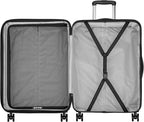 Everest Expandable Hardsided Spinner (Pink, 24-Inch Checked Medium)