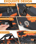 50L Gym Bags for Men, 3 in 1 Travel Duffle Bag with Shoe Compartment, Tactical Military Backpack for Overnight Weekender Gym Traveling Workout Deployment