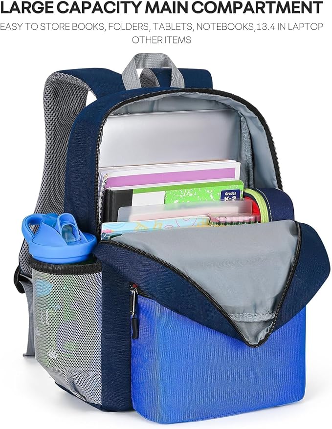 mibasies Kids Backpack for Boys 4-6: Boys Backpacks for Elementary Kindergarten