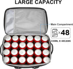 Cooler Bag 48-Can Insulated Leakproof Soft Cooler Large Collapsible Portable Travel Cooler Bags 32L for Picnic, Waterproof Soft Ice Chest for Camping, Beach, Fishing, Outdoor - 32 Quart