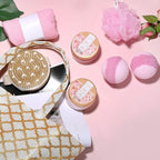 Spa Luxetique Spa Baskets for Women Gift, Womens Spa Gift Baskets, 15pcs Rose Spa Sets, Spa Kit Includes Body Oil, Bubble Bath, Bath Sets for Women, Mothers Day Gifts