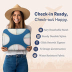 Shacke Packing Cubes for Travel 8 Set - Premium Luggage Organizer Bags - Versatile Travel Organizer for Women and Men - Optimized Packing Bags - Travel Essentials (Navy Blue)