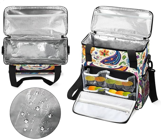 Coffee Maker Carrying Bag Travel Storage Tote Bag Compatible with Keurig K-Mini or K-Mini Plus Portable Single Serve Coffee Brewer Case with Pockets for K-Cup Pods (Bag Only)