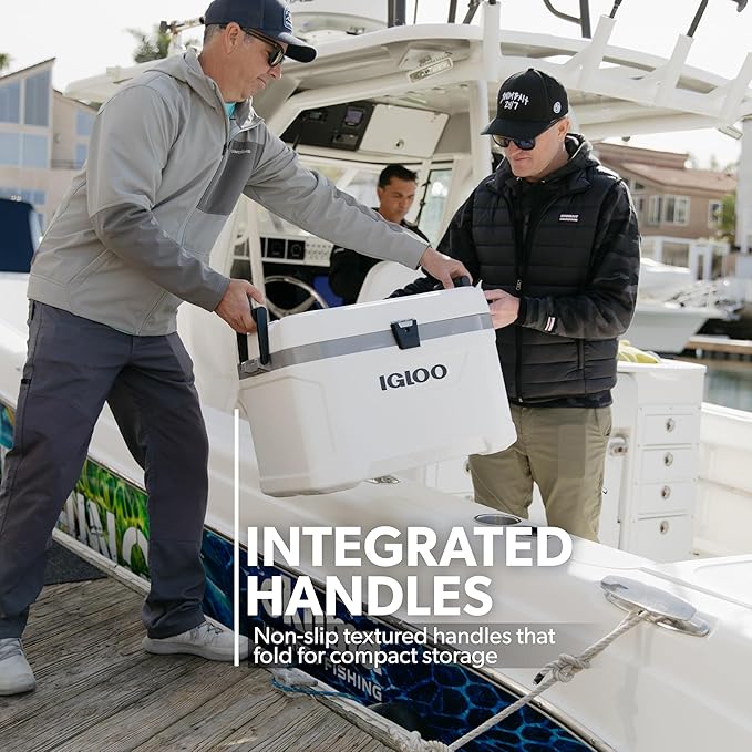 Igloo Marine Cooler | Insulated Hard Shell Ice Chest |Great for Fishing, Camping, Boating, & More