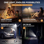 BUBRA 40" Telescopic Camping Lights with Stand, 8000mAh Rechargeable LED Work Light & Camp Lantern, 1000LM Portable Tripod Lamp, 20H Runtime for Power Outages, Survival Gear and Camping Essentials