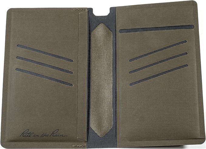 Rite in the Rain Weatherproof 3” x 5” Horizon Wallet, Tough TPU Construction, Side Opening Wallet (No. H935)