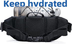 Travel Fanny Pack 3L, Crossbody Adjustable Strap, Padded Back, Water Repellent