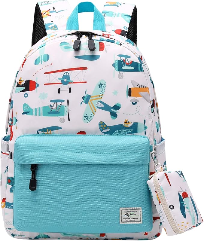 mygreen Toddler Backpack, Kids Backpack for Boys and Girls with Chest Strap | with Chest Strap