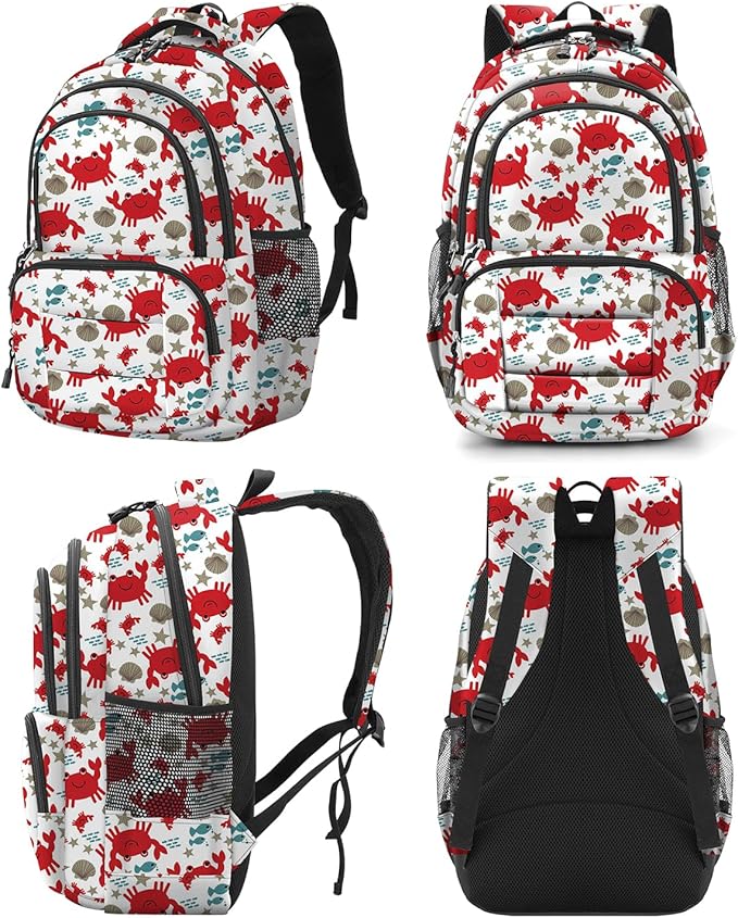 rickyh style School Backpack Travel Bag for Men & Women Lightweight College Back Pack with Laptop Compartmen