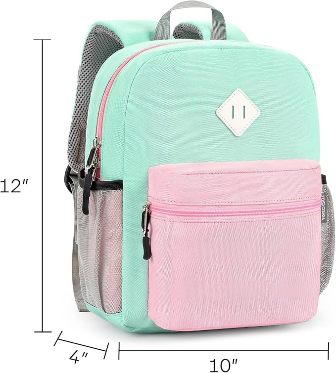 mibasies Toddler Backpack for Girls 2-4: Preschool Backpacks for Girls - Cute Kids Backpack