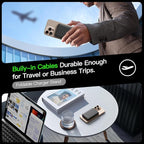 Ouotoo New for Magsafe Portable Charger,5000mAh Power Bank with Type-C 20W PD Fast Charging Travel, Lightweight and Slim, LED Display for Magsafe Battery Pack for iPhone 17/16/15/14/13/12 All Series