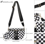Eslcorri Small Crossbody Sling Bag for Women Trendy - Fanny Packs Leather Chest Belt Bum Bag Anti Theft Purse for Travel