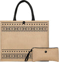 Trifabricy Beach Bag, Large Beach Bag for Women, Woven Straw Beach Tote Bag Waterproof, Weaving Swim Gym Shopping Travel Bag