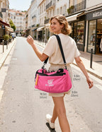 SKYSPER 30L Gym Duffel - Sports Bag Small with Wet Pocket for Sport, Travel, Fitness & Workout Men Women(Pink)