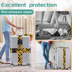 Slohif Luggage Straps for Suitcases Travel Belt Accessories Luggage Connector Identifiers 2 Pack Over Handle with Buckle Unique Nylon Adjustable Strap for Sleeping Bag Car Seat Sunflower