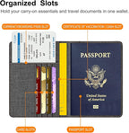 FINTIE Passport Holder, Slim Travel Wallet RFID Blocking Card Case Cover Passport Cover Protector Essentials with Credit Card Slots for Women/Men | Slim, RFID Blocking, Card Case Cover, Essentials, Credit Card Slots