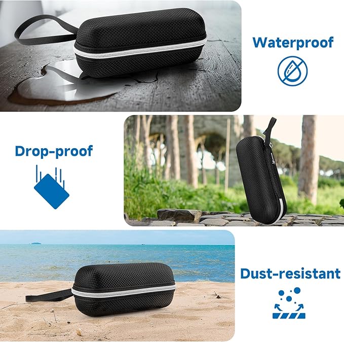 for Anker 25,000mAh Laptop Power Bank Compact Travel Case, EVA Protective Storage Box with Hand Strap Compatible with Anker Zolo A1695 Power Bank 25K 165W (Black Case Only)