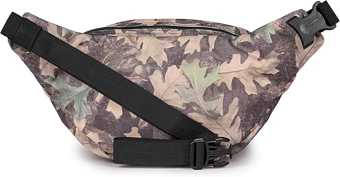 JanSport Fifth Avenue Fanny Pack Crossbody Bags for Women, Men - Stylish, Durable Waist Bag with Adjustable Belt, Main Zippered Pocket, Quick Stash Pocket - Travel Essentials - Black