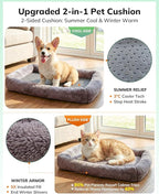 Morpilot Cat Carrier - Cat Carrier Soft for Medium or Large Cats up to 20lbs, with Dual-Sided Cushion, Secure Buckle and Foldable Bowl, Dog Carriers for Small Dogs - Pet Carrier (Green)